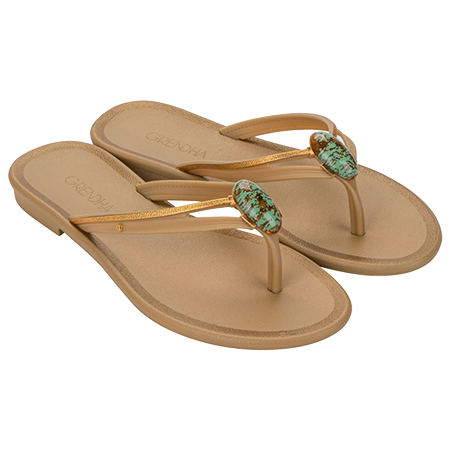 19227_BN667 / GRENDENE / BEIGE / CAJA DE 12 PARES