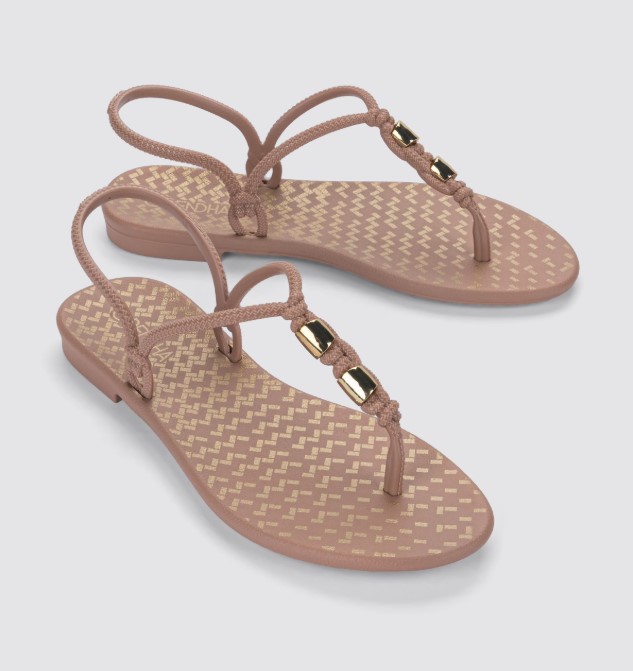 19175_BL854 / GRENDENE / MARRON / CAJA DE 6 PARES