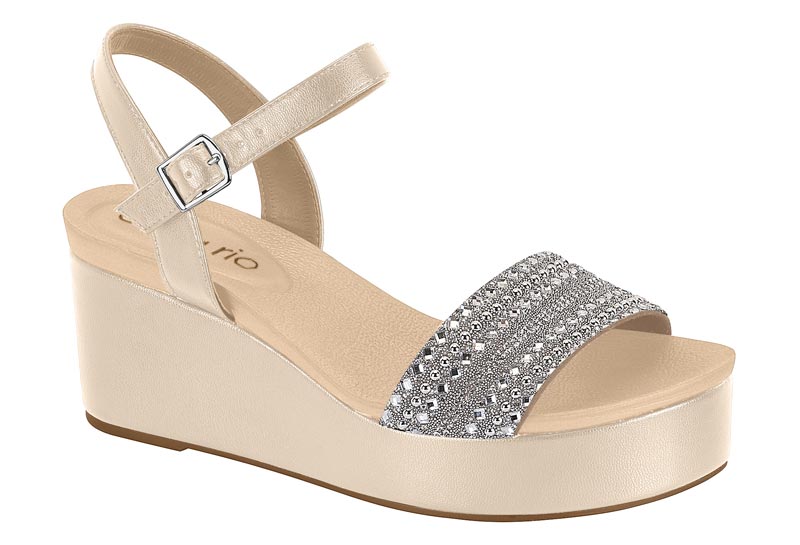 BEIRA RIO / BLANCO OFF/CREMA 985 / CAJA DE 12 PARES