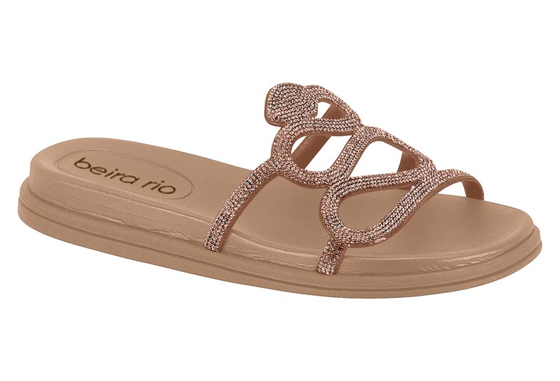 BEIRA RIO / ORO ROSADO/NUDE 658 / CAJA DE 12 PARES