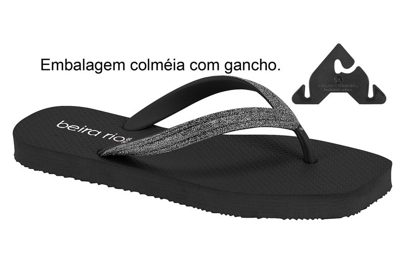 BEIRA RIO / NEGRO 01/NEGRO / CAJA DE 12 PARES