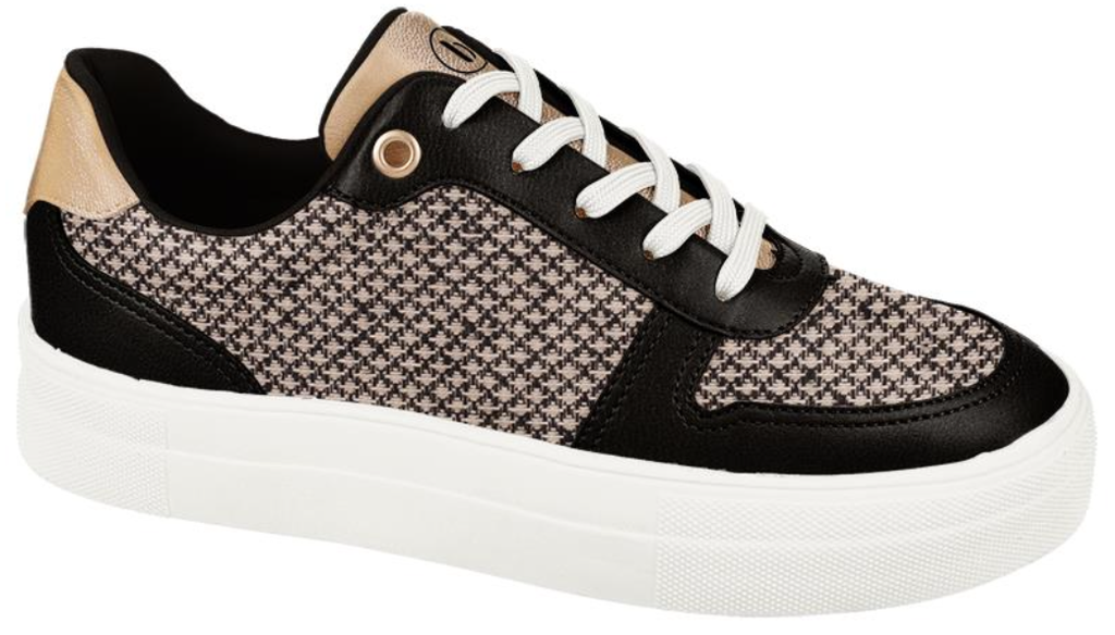 T2141-894-2 / BEBECE / TECIDO VEGAS PRETO / CAJA DE 6 PARES