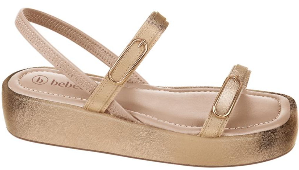 T2211-184-3 / BEBECE / NAPA METAL LUMINA DOURADO / CAJA DE 6 PARES