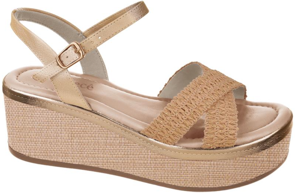 T4038-440-3 / BEBECE / NAPA METAL LUMINA DOURADO / CAJA DE 6 PARES