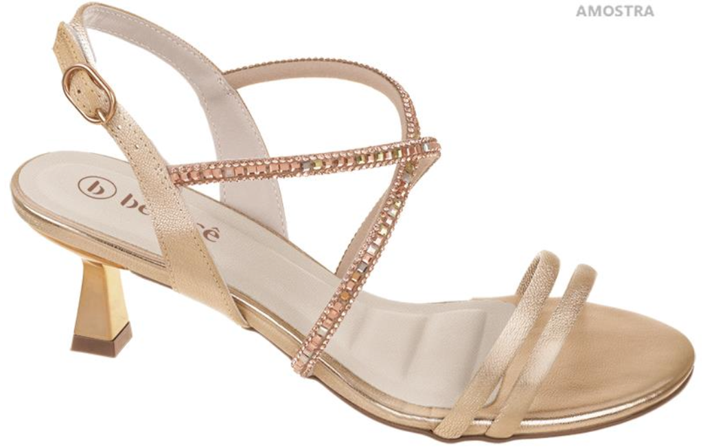 T4859-778-1 / BEBECE / NAPA METAL LUMINA DOURADO / CAJA DE 6 PARES