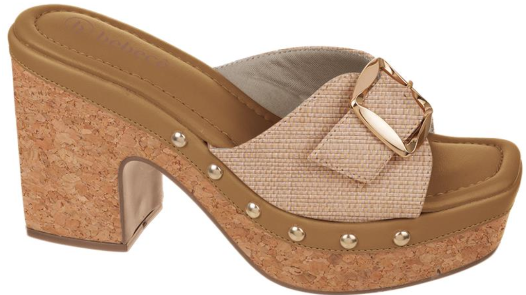 T5110-126-1 / BEBECE / TECIDO MINI PALHA NATURAL / CAJA DE 6 PARES