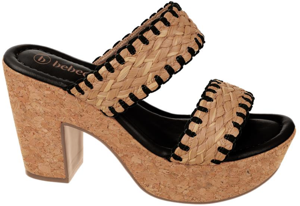 T5118-191-5 / BEBECE / TRANCA _ NATURAL C/PRETO / CAJA DE 6 PARES