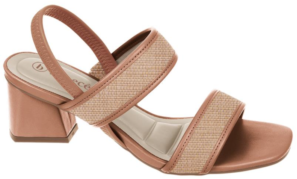 T5260-080-2 / BEBECE / TECIDO MINI PALHA C/CACH NATURAL / CAJA DE 6 PARES