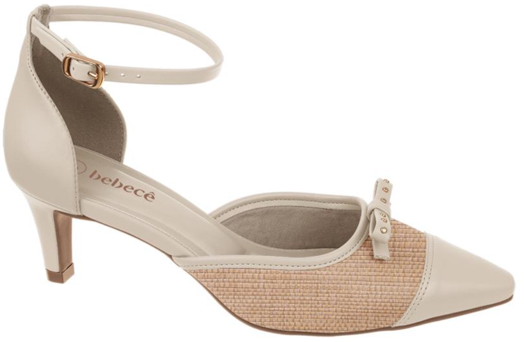 T6310-210-3 / BEBECE / TECIDO MINI PALHA NATURAL / CAJA DE 6 PARES