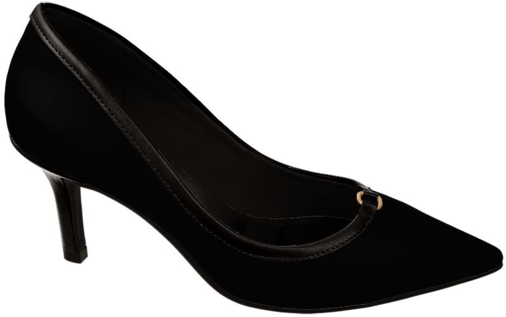 T7029-160-4 / BEBECE / NOBUCK PALATINO PRETO / CAJA DE 6 PARES