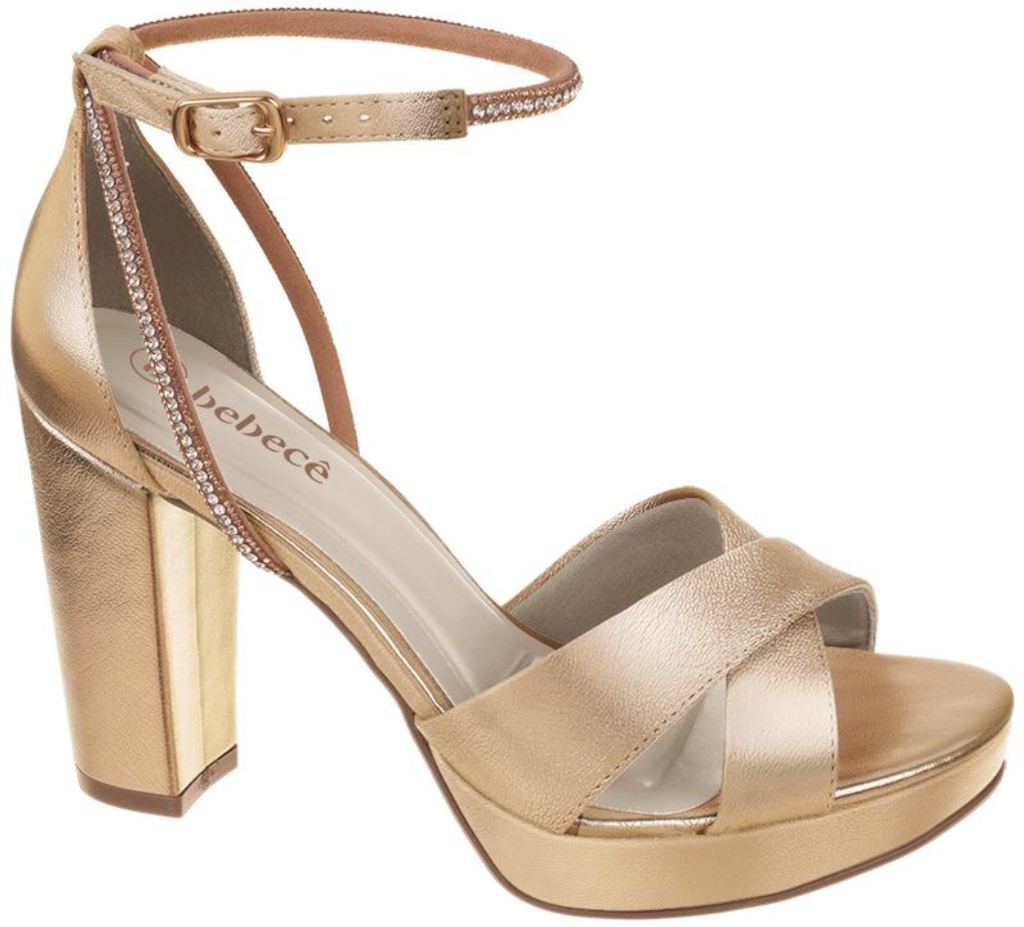 T8428-248-3 / BEBECE / NAPA METAL LUMINA DOURADO / CAJA DE 6 PARES