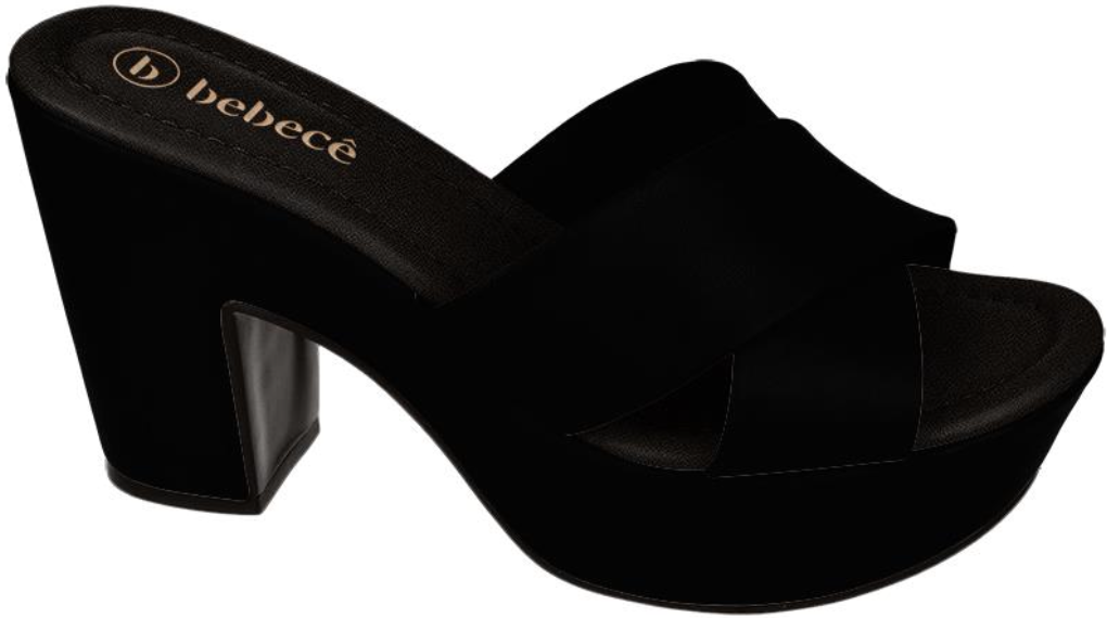 T5118-130-4 / BEBECE / NOBUCK PALATINO PRETO / CAJA DE 6 PARES