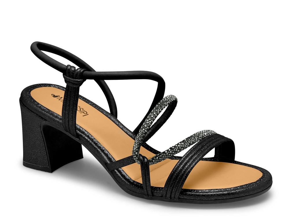 MC415-0001 / MISSISSIPI / PRIMULA PRETO(S),ENFEITE PEWTER(T),RIVESPRETO(S)CAJA DE 12 PARES