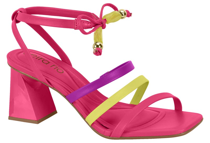 BEIRA RIO / ROSADO GLOSS 1035/FUCSIA/SICILIANO 1052 / CAJA DE 8 PARES