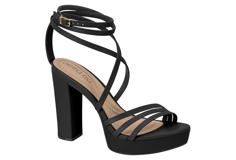 BEIRA RIO / NEGRO / CAJA DE 8 PARES