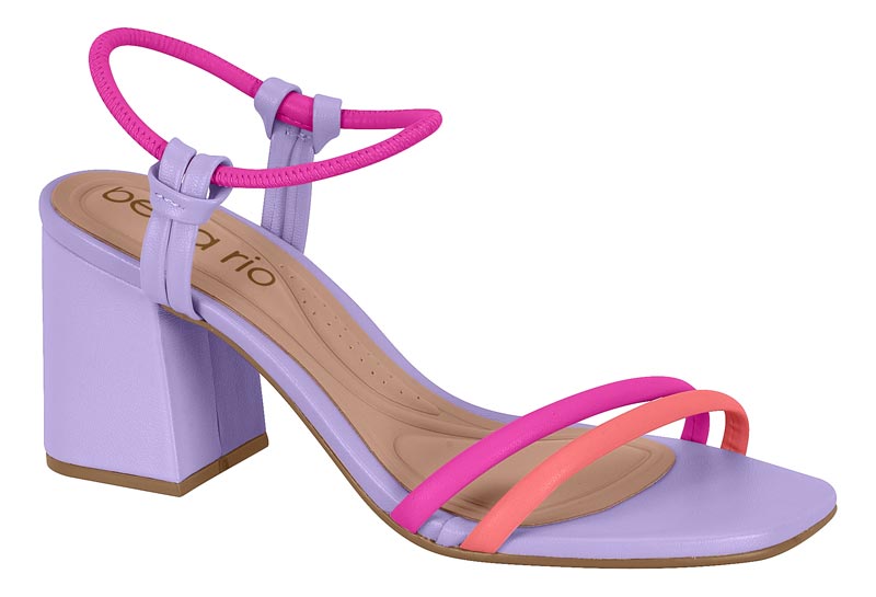 BEIRA RIO / CORAL ELEGANCE 1034/PINK NEON 1051/LILAS 1069 / CAJA DE 8 PARES