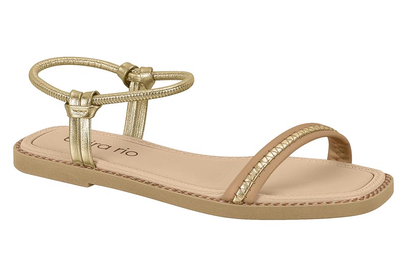 BEIRA RIO / TAN 1080/DORADO / CAJA DE 8 PARES