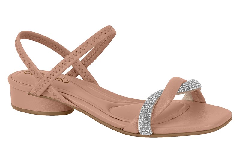 BEIRA RIO / NUDE/CRISTAL / CAJA DE 8 PARES