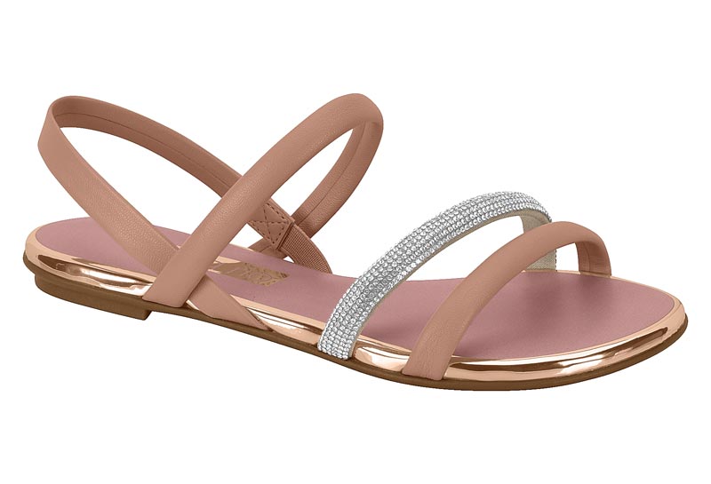 BEIRA RIO / NUDE/CRISTAL / CAJA DE 12 PARES