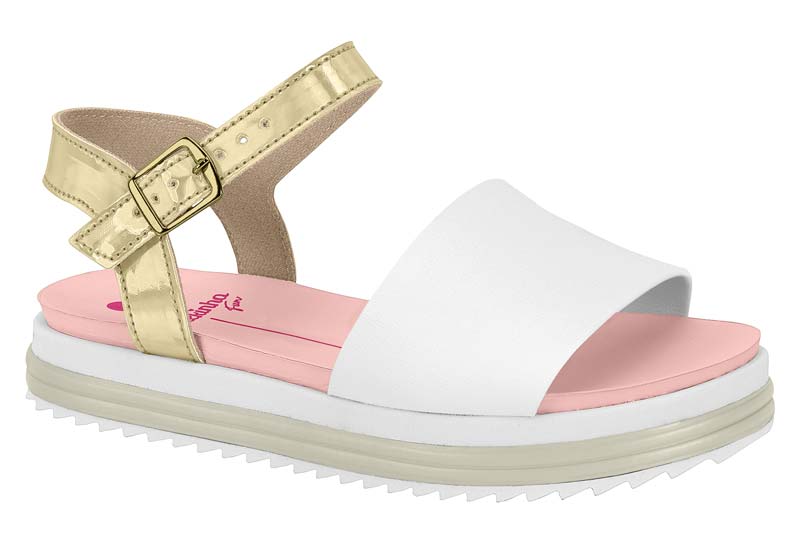 MOLEKINHA / BLANCO/DORADO / CAJA DE 4 PARES