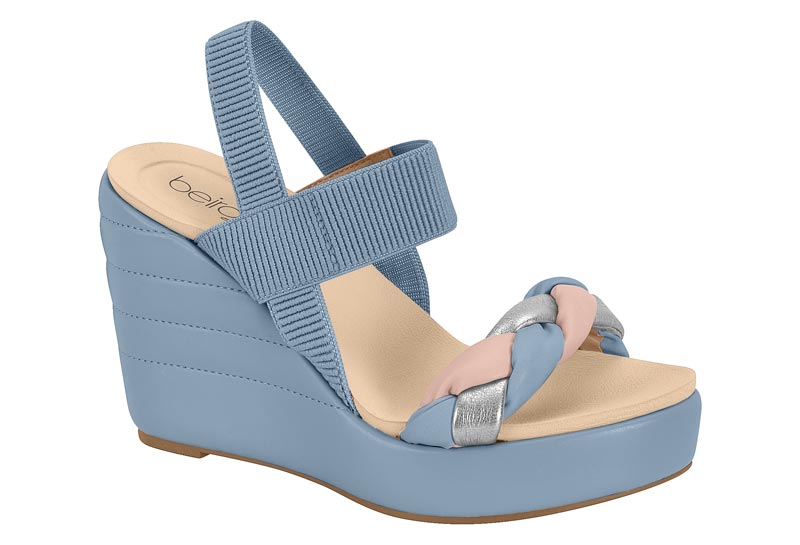 BEIRA RIO / JEANS 976-ROSADO 671-PLATA-BLANCO OFF / CAJA DE 2 PARES