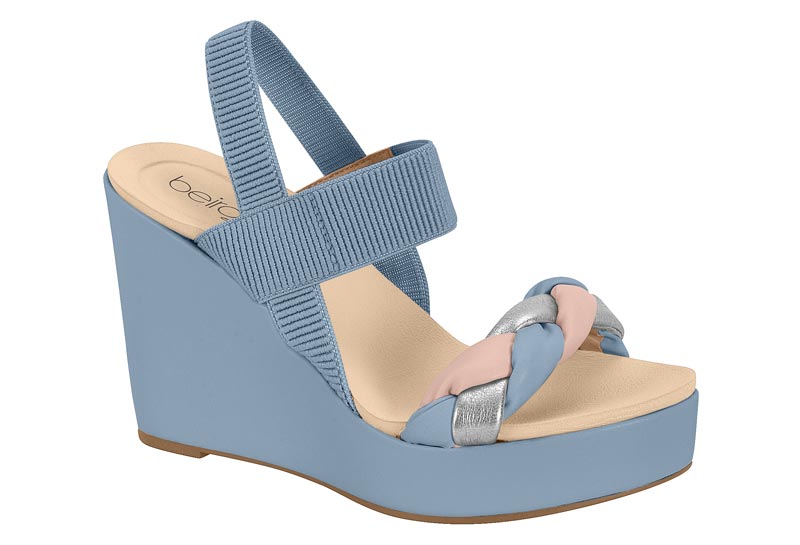 BEIRA RIO / JEANS 976/ROSADO 671/PLATA/BLANCO OFF / CAJA DE 8 PARES