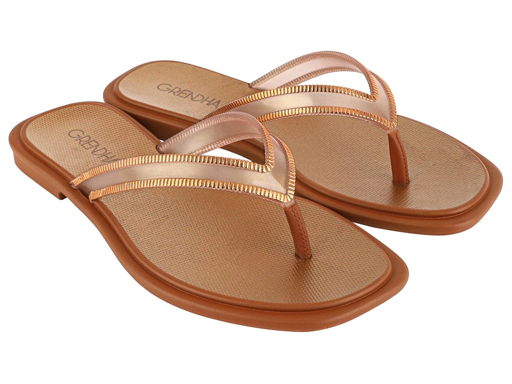 18537_AD583 / GRENDENE /  MARRON CLARO / CAJA DE 6 PARES