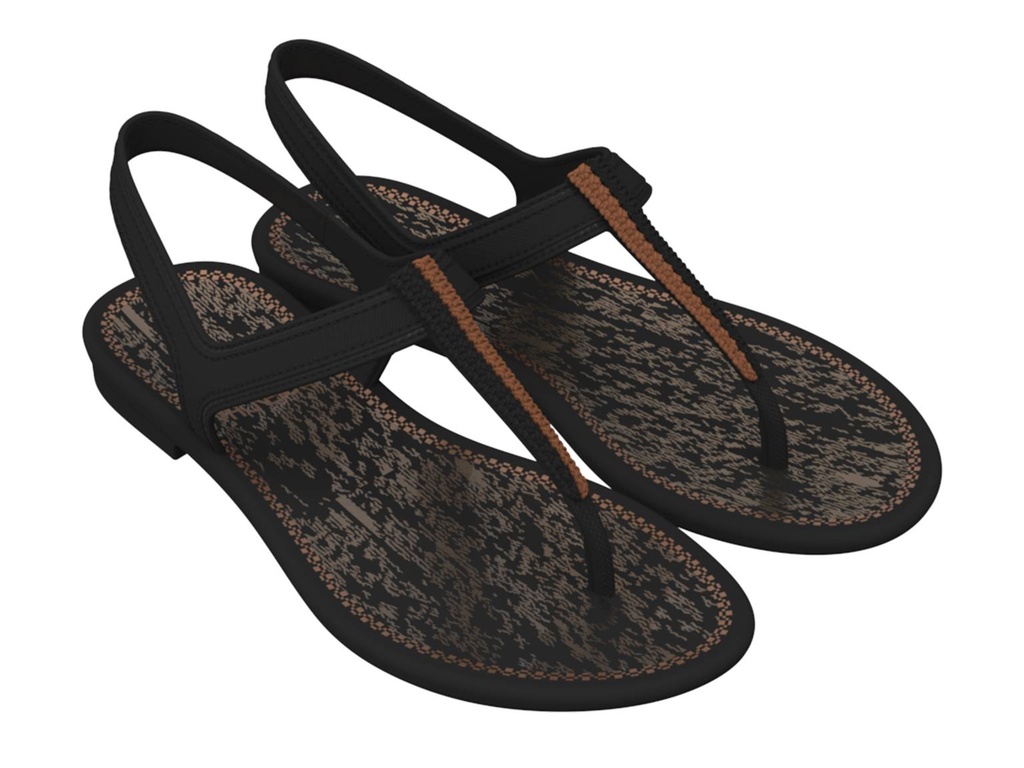 18543_AE461 / GRENDENE /  NEGRO / CAJA DE 5 PARES