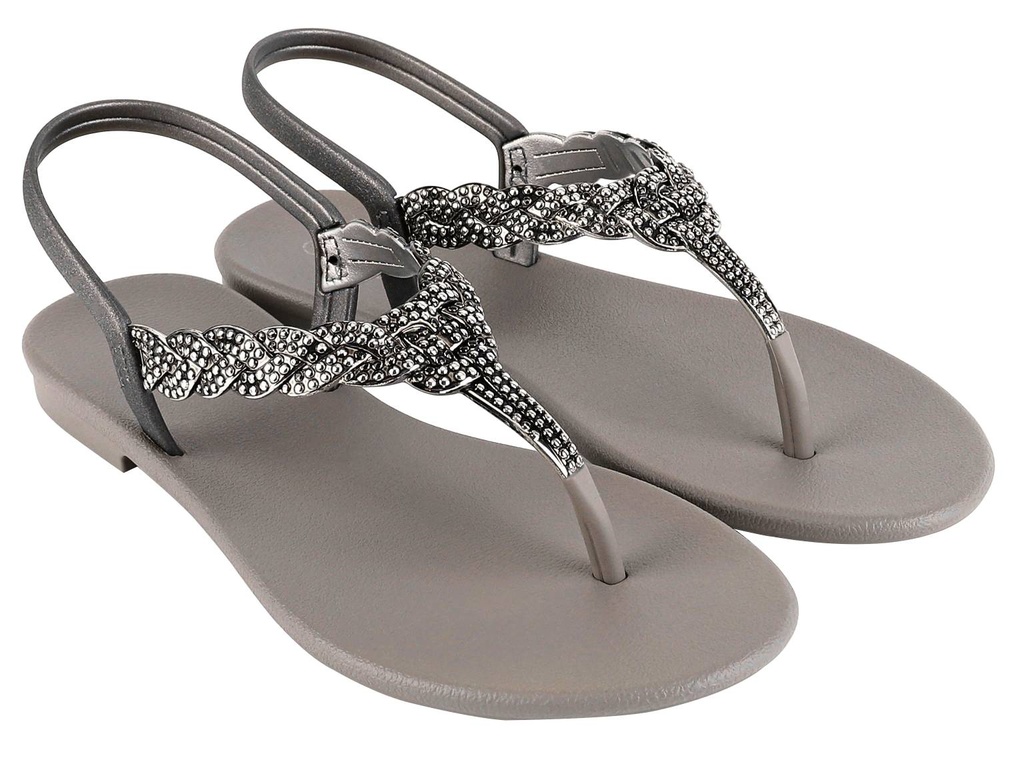 18545_AD201 / GRENDENE /  GRIS / CAJA DE 6 PARES