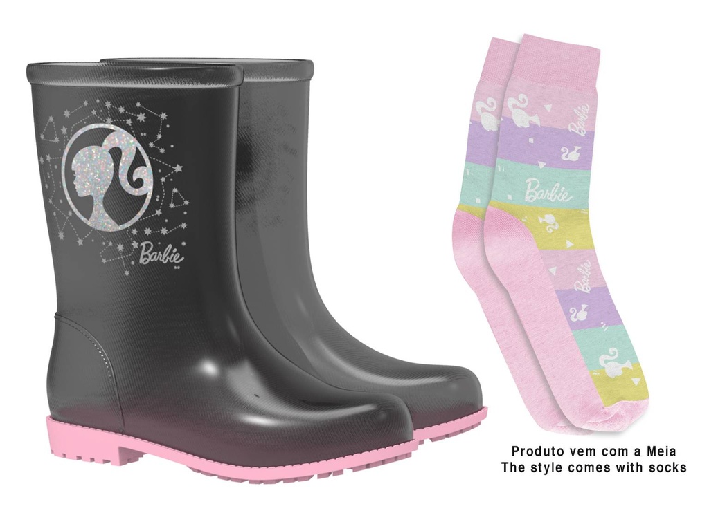 22499_AE781 / GRENDENE /  ROSA/NEGRO/TRANSPARENTE / CAJA DE 6 PARES