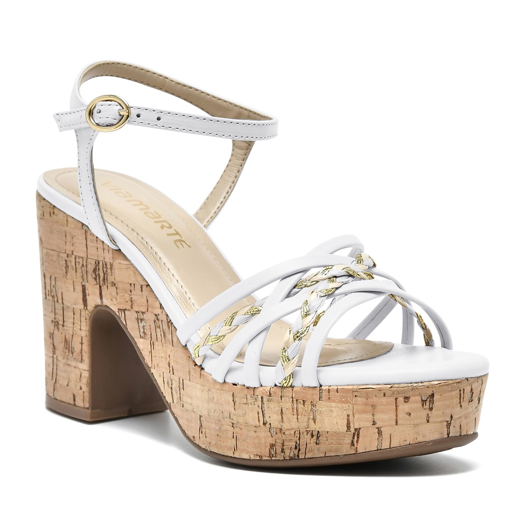 23-11608-01 / VIA MARTE / BRANCO/NATURAL / CAJA DE 12 PARES