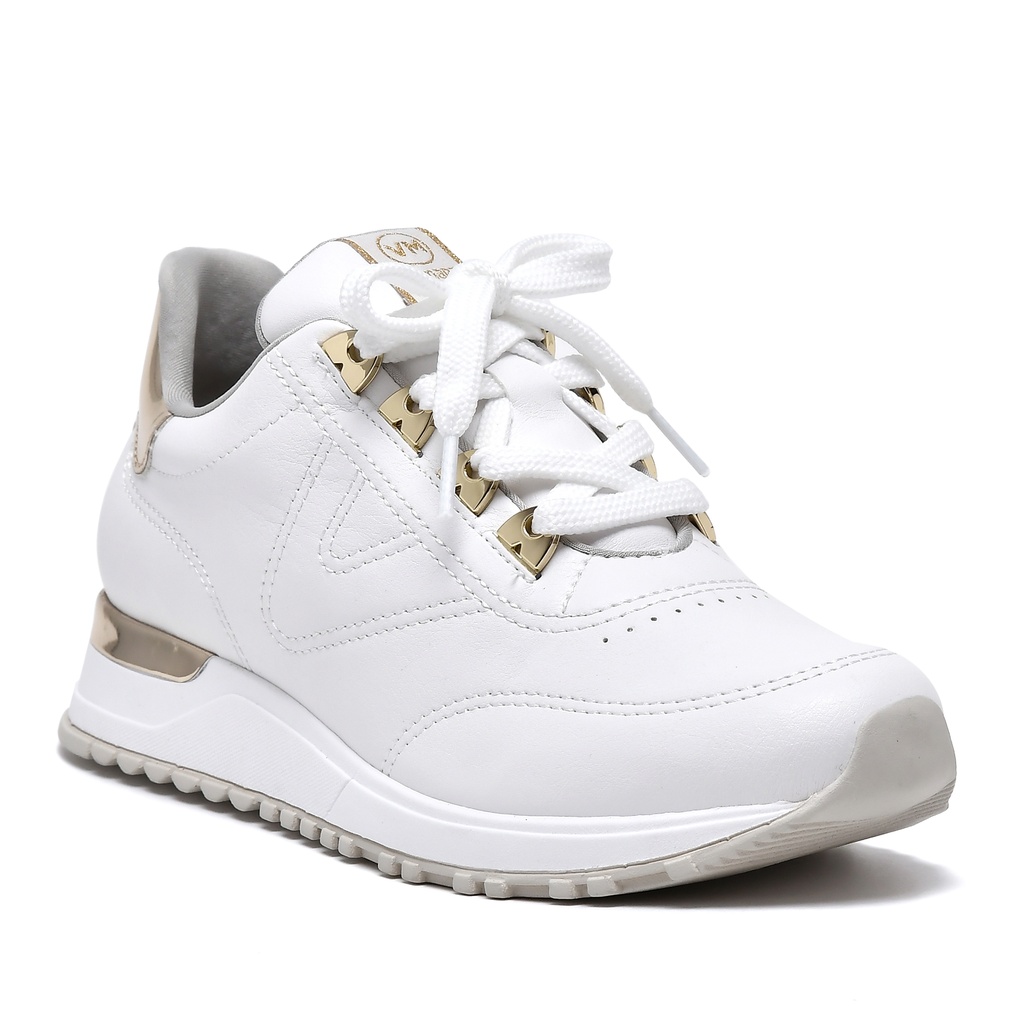 23-12902-06 / VIA MARTE / BRANCO/DOURADO/DOURADO / CAJA DE 12 PARES