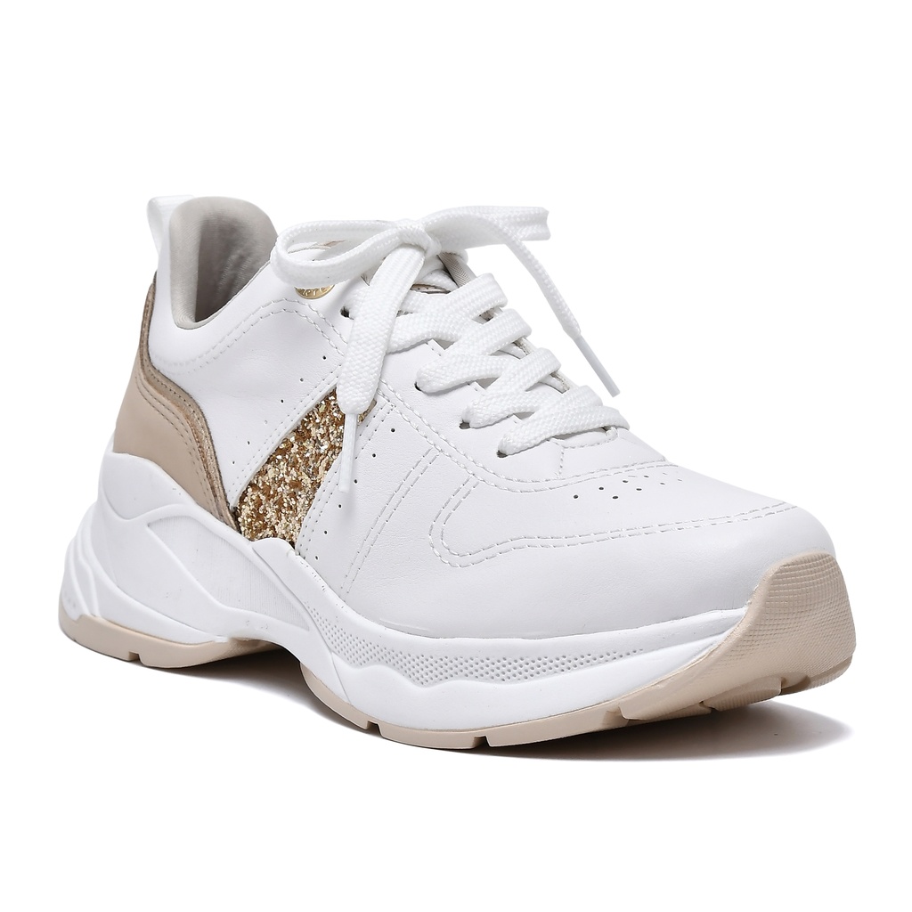 23-18901-03 / VIA MARTE / BRANCO/GOLD/BAUNILHA/GOLD / CAJA DE 12 PARES