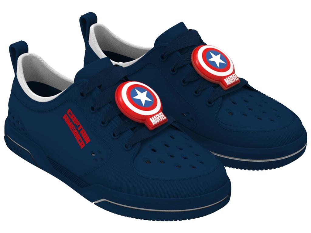 22642_AE751 / GRENDENE /  AZUL/BLANCO / CAJA DE 6 PARES