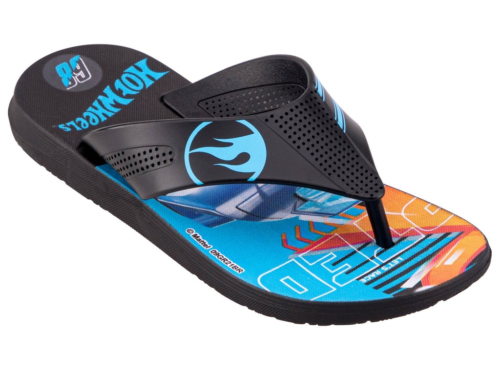 22675_21188 / GRENDENE /  NEGRO/AZUL / CAJA DE 6 PARES