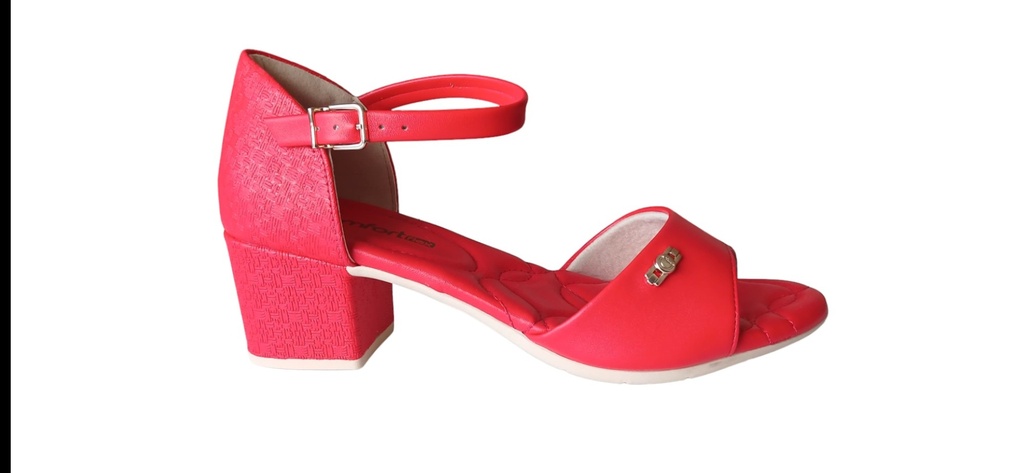 2357405-1 / COMFORT FLEX / ROJO / CAJA DE 9 PARES