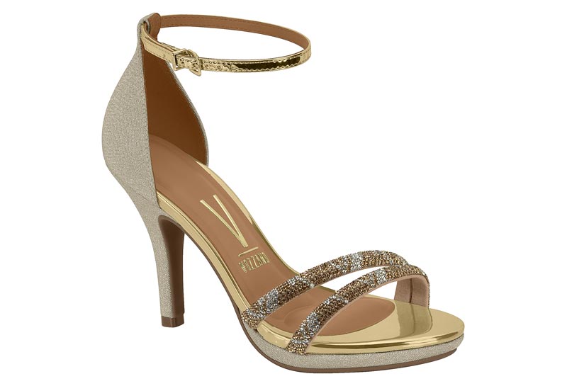 VIZZANO / DORADO/BEIGE 435-CRISTAL / CAJA DE 12 PARES