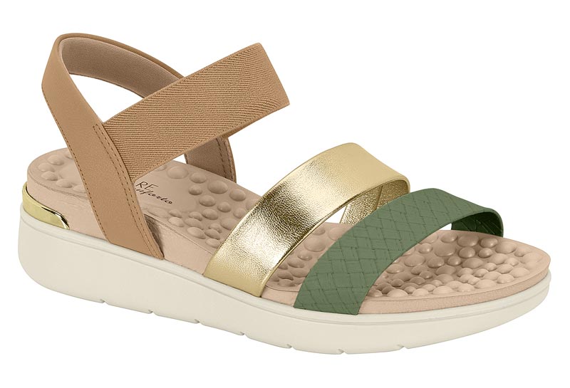 MODARE / DOURADO/VERDE SALVIA 1113/TAN 1080 / CAJA DE 12 PARES