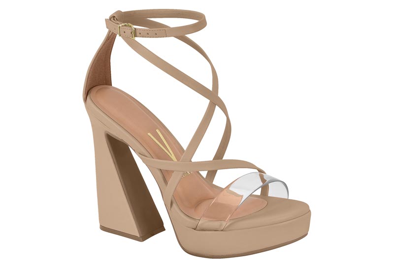 VIZZANO / BEIGE/CRISTAL / CAJA DE 8 PARES