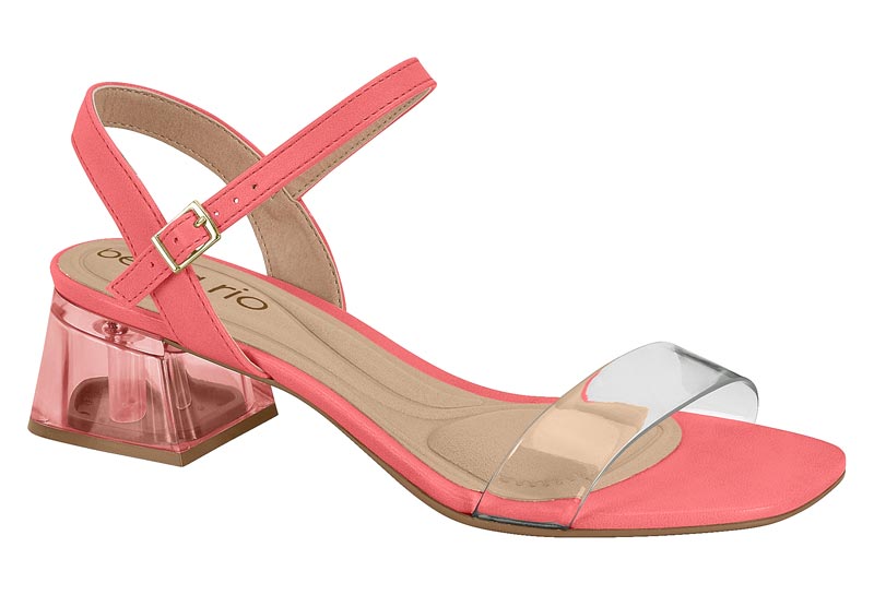 BEIRA RIO /  CORAL ELEGANCE 1034/CRISTAL / CAJA DE 12 PARES