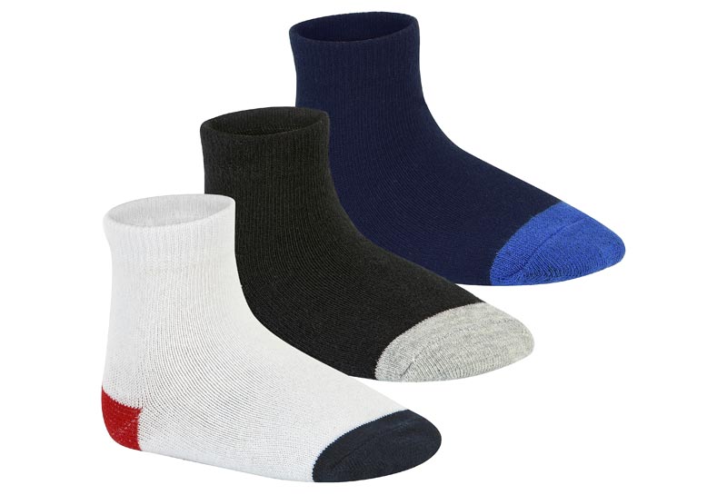 MOLEKINHO / BRANCO-MARINHO-VERMELHO/PRETO-CINZA/MARINHO-AZUL / CALCETINES / CAJA DE 12 PARES