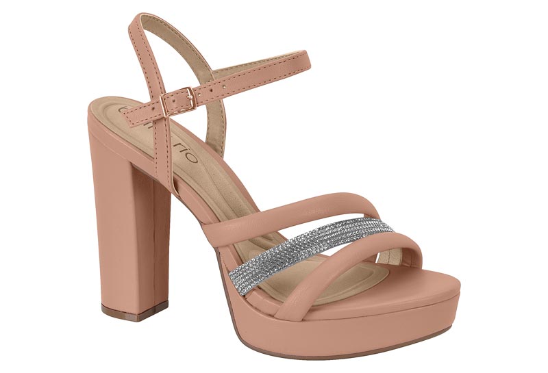 BEIRA RIO / NUDE/CRISTAL / CAJA DE 12 PARES