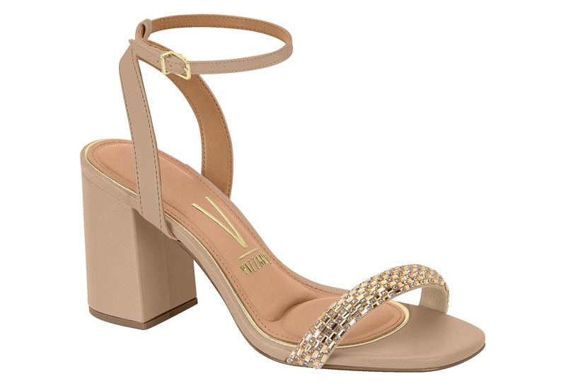 VIZZANO / BEGE 435-ORO CLARO-CRISTAL/BEGE 435 / CAJA DE 8 PARES