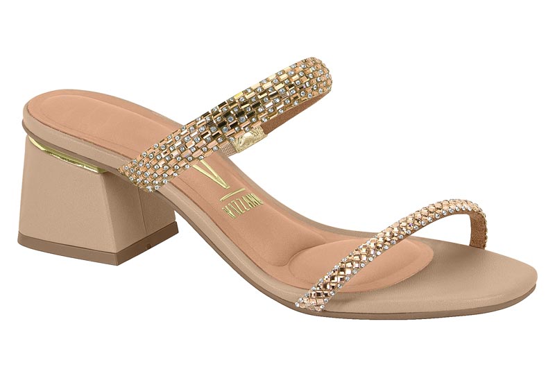 VIZZANO / BEGE 435-ORO CLARO-CRISTAL/BEGE 435 / CAJA DE 8 PARES