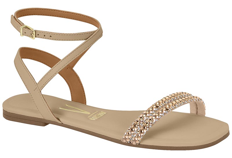 VIZZANO / BEGE 435-ORO CLARO-CRISTAL/BEGE 435 / CAJA DE 8 PARES