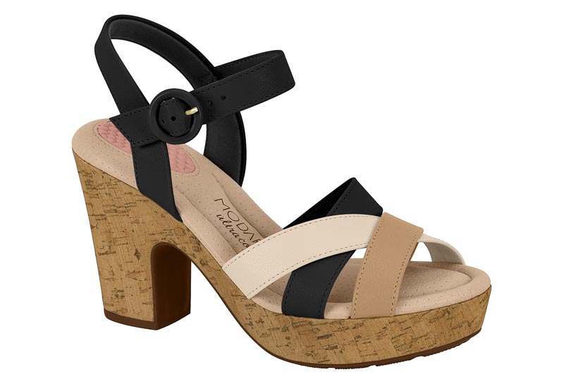 MODARE / TAN  1080/CREMA 985/NEGRO / CAJA DE 8 PARES