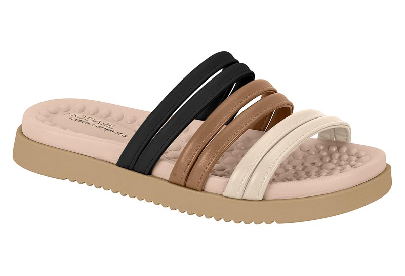 MODARE / NEGRO/CAMEL 742/CREMA 985 / CAJA DE 8 PARES