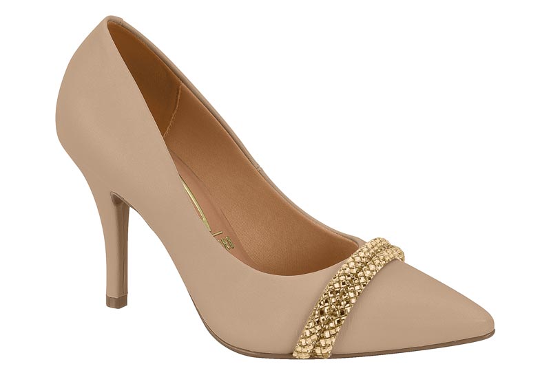 VIZZANO / BEIGE 435/BEIGE 435-ORO CLARO-CRISTAL / CAJA DE 8 PARES