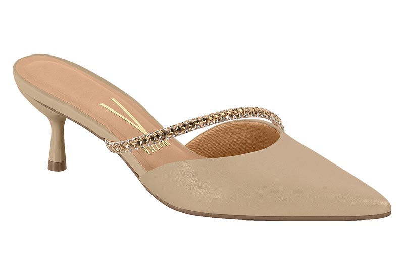 VIZZANO / BEIGE 435/BEIGE 435-ORO CLARO-CRISTAL / CAJA DE 8 PARES