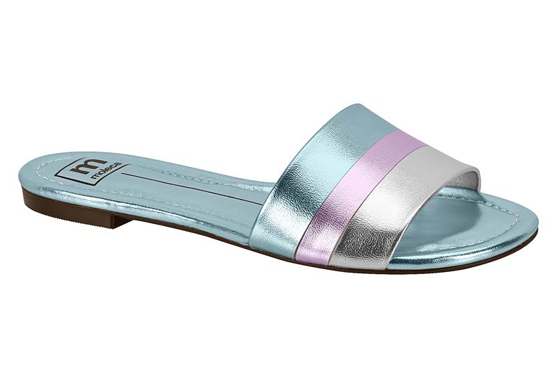 MOLECA / AZUL CELESTE 1103/ROSA/PRATA / CAJA DE 12 PARES